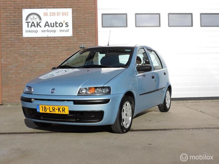 Fiat Punto 1.2-16V Dynamic Speedgear/AUTOMAAT/5dr/apk -11-26, Auto's, Fiat, Bedrijf, Te koop, Punto, Airbags, Alarm, Centrale vergrendeling