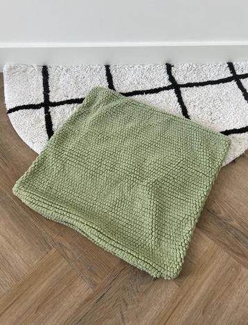 ZGAN groen Hema 40x40 sierkussen hoes kussenhoesje zacht beschikbaar voor biedingen