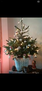 Brocante, vintage, olijven emmer/bak, kerstboom, plantenbak, Ophalen of Verzenden
