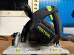 Festool TS 55 EBQ-Plus Invalcirkelzaag (incl. geleiderail), Doe-het-zelf en Verbouw, Gereedschap | Zaagmachines, Ophalen, Gebruikt