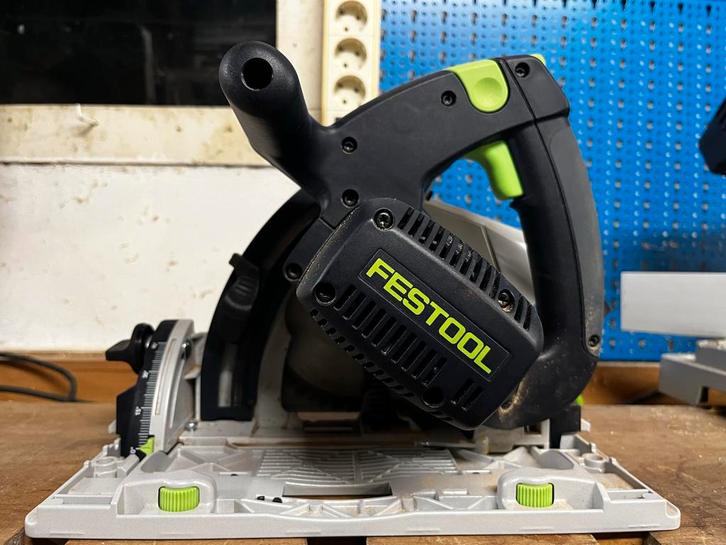 Festool TS 55 EBQ-Plus Invalcirkelzaag (incl. geleiderail), Doe-het-zelf en Verbouw, Gereedschap | Zaagmachines, Gebruikt, Invalzaag