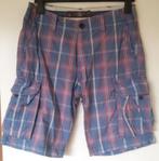 Geruite Cargo Short (Logg) maat 30 * c, Kleding | Heren, Blauw, Ophalen of Verzenden, Zo goed als nieuw, H&M
