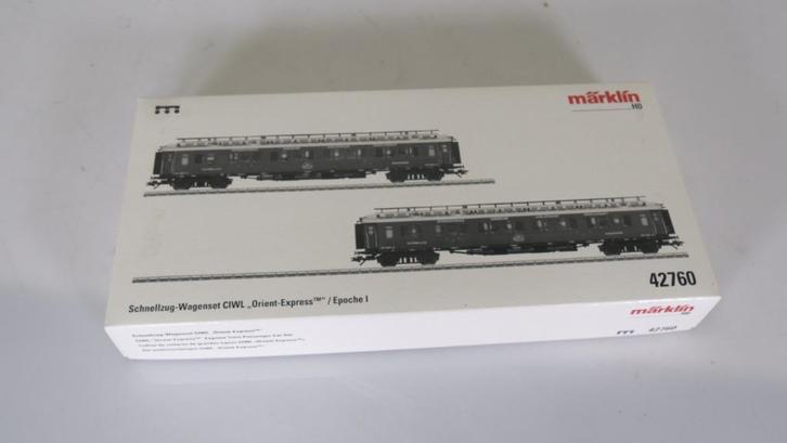 Märklin H0 42760 Orient Express CIWL rijtuigenset, Hobby en Vrije tijd, Modeltreinen | H0, Nieuw, Wagon, Wisselstroom, Märklin