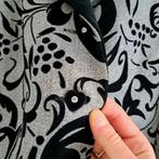 Creation Atelier vintage blazer grijs zwart fluweel 46 41007, ., Zwart, Maat 42/44 (L), Ophalen of Verzenden