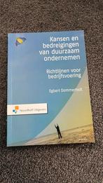 Kansen en bedreigingen van duurzaam ondernemen, Ophalen of Verzenden, Egbert Dommerholt, Management, Zo goed als nieuw