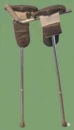 Krukken verstelbaar met armschalen, Diversen, Verpleegmiddelen, Ophalen, Zo goed als nieuw