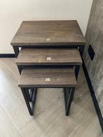 bijzettafel, Minder dan 55 cm, Vierkant, Zo goed als nieuw, Hout