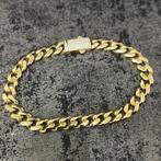 14k gouden armband Cuban schakel nieuw, Sieraden, Tassen en Uiterlijk, Armbanden, Ophalen of Verzenden, Zo goed als nieuw, Goud