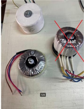 Ringkern transfo 220 Vac / 0-12-24    100 VA beschikbaar voor biedingen