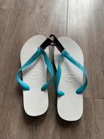 Havaianas wit / lichtblauw 41/42, Slippers, Wit, Nieuw, Ophalen of Verzenden