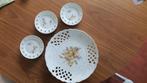 brocante taartschaal en -schotels, Ophalen of Verzenden