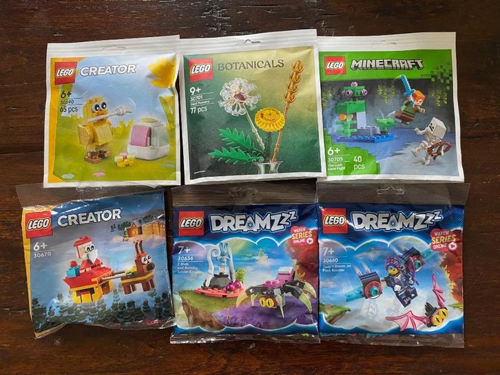 Lego diverse polybags vanaf €4, Kinderen en Baby's, Speelgoed | Duplo en Lego, Nieuw, Lego, Complete set, Ophalen of Verzenden