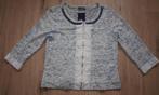 Wit Blauw Gemeleerd Vestje Street One (38), Maat 38/40 (M), Wit, Street One, Ophalen of Verzenden