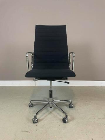 Vitra EA119 Eames EA 119 bureaustoel chroom zwart hopsak beschikbaar voor biedingen