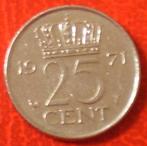 Nederland - 25 Cent / Kwartje 1971 - Koningin Juliana, Postzegels en Munten, Munten | Nederland, Verzenden, Koningin Juliana, 25 cent