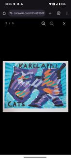 Prachtige grote kleurenlitho van Karel Appel., Antiek en Kunst, Ophalen of Verzenden