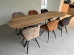 Organisch gevormde, ovale, ronde eetkamer tafel op maat., Huis en Inrichting, Complete eetkamers, Nieuw, Verzenden