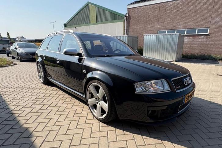 Audi RS6 4.2 V8 Avant Quattro 331KW AUT 2003 Zwart, Auto's, Audi, Particulier, RS6, 4x4, ABS, Airbags, Airconditioning, Alarm