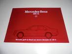 brochure Mercedes 190 D  1984, Boeken, Overige merken, Ophalen of Verzenden, Zo goed als nieuw