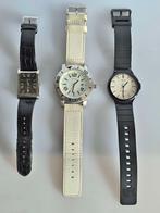 3 Horloges Oozoo,Pulsar en Casio, Overige merken, Staal, Polshorloge, Ophalen of Verzenden