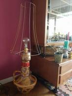 Unieke vintage W-Germany keramieken roodbruine vloerlamp 60s, Ophalen, Overige materialen, Gebruikt, 100 tot 150 cm