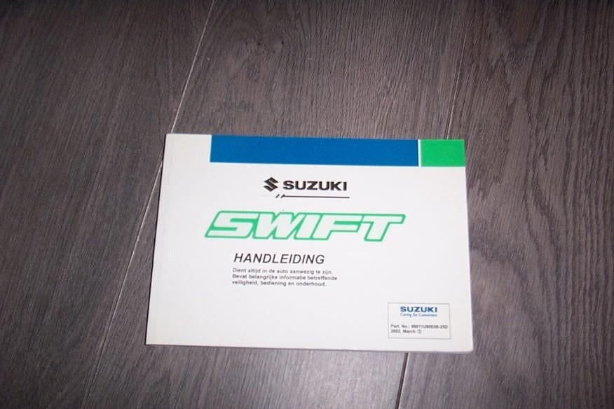 gebruikershandleiding voor SUZUKI SWIFT  2000/2003, Ophalen of Verzenden