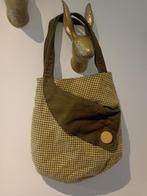 hippe stoffen handtas van Invito te koop, Sieraden, Tassen en Uiterlijk, Tassen | Damestassen, Ophalen, Zo goed als nieuw, Groen
