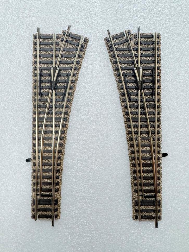 Fleischmann Profi Rails, wissels 6140 (L+R), Hobby en Vrije tijd, Modeltreinen | H0, Gebruikt, Rails, Gelijkstroom, Fleischmann