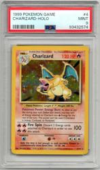 Charizard Holo Psa 9 base set unlimited, Ophalen of Verzenden, Nieuw, Losse kaart