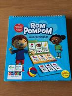 ‘Rom Pompom’ zelf woorden maken en letters leren 4+, Ophalen of Verzenden, Zo goed als nieuw