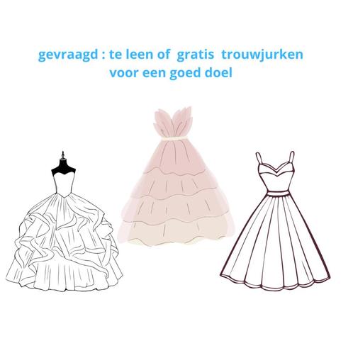 gratis of te leen trouwjurken gezocht voor goed doel, Kleding | Dames, Trouwkleding en Trouwaccessoires, Gedragen, Trouwjurk, Wit