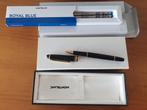 Montblanc Meisterstuck gold plated rollerball, zwart, Ophalen of Verzenden, Zo goed als nieuw, Balpen, Overige merken