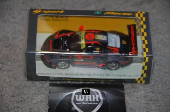 SALE !! 1:43 PORSCHE 91 GT3 MACAU SPARK SA224 WRH, Hobby en Vrije tijd, Modelauto's | 1:43, Nieuw, Auto, Overige merken, Verzenden