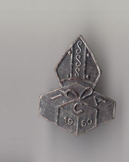 Sinterklaas broche ICA 1960, Verzamelen, Speldjes, Pins en Buttons, Gebruikt, Speldje of Pin, Overige onderwerpen, Ophalen of Verzenden
