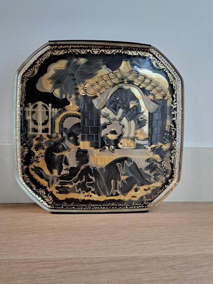 Glaskunstwerk Rosenthal Gleichnis in Glas 1986, Antiek en Kunst, Antiek | Glas en Kristal, Ophalen of Verzenden