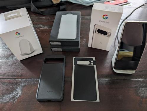 Google Pixel 8 Pro 256GB Porselain Supercompleet, Telecommunicatie, Mobiele telefoons | Overige merken, Zo goed als nieuw, Zonder abonnement