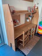 Kinderbureau hout handgemaakt montessori, Zo goed als nieuw, Ophalen, Bureau