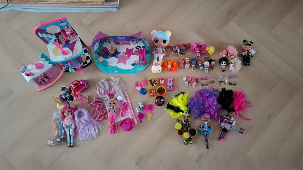 Grote collectie LoL en Rainbowhigh poppen, Kinderen en Baby's, Speelgoed | Poppen, Ophalen of Verzenden, Gebruikt, Overige typen
