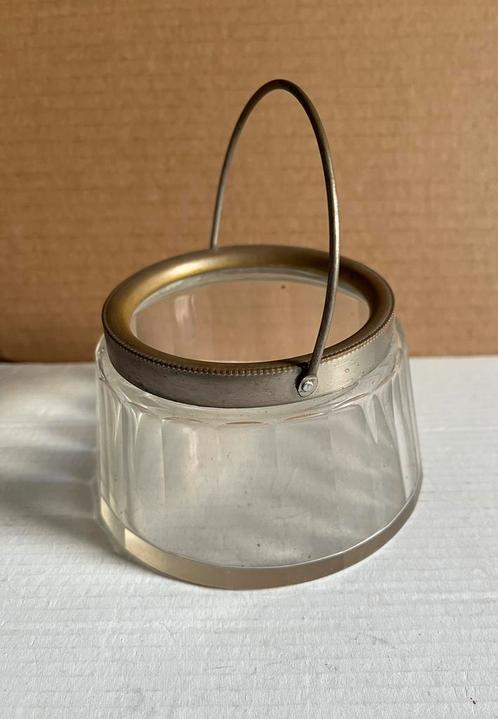 Antiek glazen suikerpotje, Antiek en Kunst, Antiek | Glas en Kristal, Ophalen of Verzenden