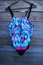 Badpak zwart/ blauw/ roze 46 E/F cup Vaste prijs, Ophalen of Verzenden, Zo goed als nieuw, Zwart, Badpak