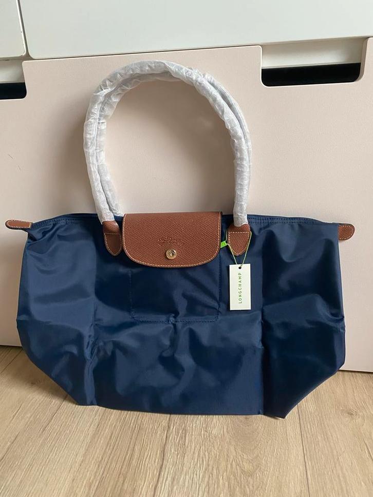 Nieuwe Longchamp Le Pliage Blauw, Sieraden, Tassen en Uiterlijk, Tassen | Damestassen, Nieuw, Schoudertasje, Blauw, Ophalen of Verzenden