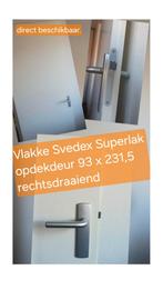 ✅️️ Svedex Superlak Opdekdeur Rechts - 93x231,5cm👍, Doe-het-zelf en Verbouw, Deuren en Horren, Ophalen, 80 tot 100 cm, 215 cm of meer