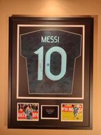 Argentinië voetbal shirt gesigneerd door Messi met COA, Ophalen of Verzenden, Zo goed als nieuw, Buitenlandse clubs, Shirt