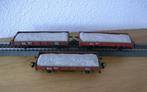 Drie Marklin wagens 4423 elk beladen met zand, Hobby en Vrije tijd, Modeltreinen | H0, Wisselstroom, Wagon, Ophalen of Verzenden