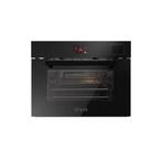 Ultracombi 3-in-1 all black stoomoven showroom model, Stoom, 45 tot 60 cm, Zo goed als nieuw, Inbouw