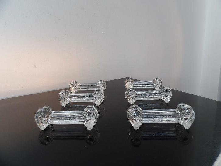 Art Deco Val st Lambert Messenleggers, Charles Graffart, Antiek en Kunst, Antiek | Glas en Kristal, Ophalen of Verzenden