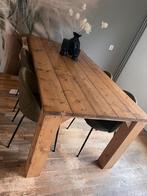 Robuuste steigerhouten eettafel 6 persoons, Huis en Inrichting, Tafels | Eettafels, Ophalen, 200 cm of meer, 50 tot 100 cm, Zo goed als nieuw