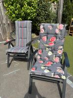 Tuinkussens tuinstoelenkussens 2x (excl stoelen!), Ophalen, Zo goed als nieuw