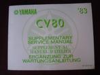 YAMAHA CV80 1983 supplement service manual BELUGA, Yamaha