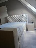 Swiss Sense Boxspring met TV - 180x200, Ophalen, Beige, Tweepersoons, Zo goed als nieuw